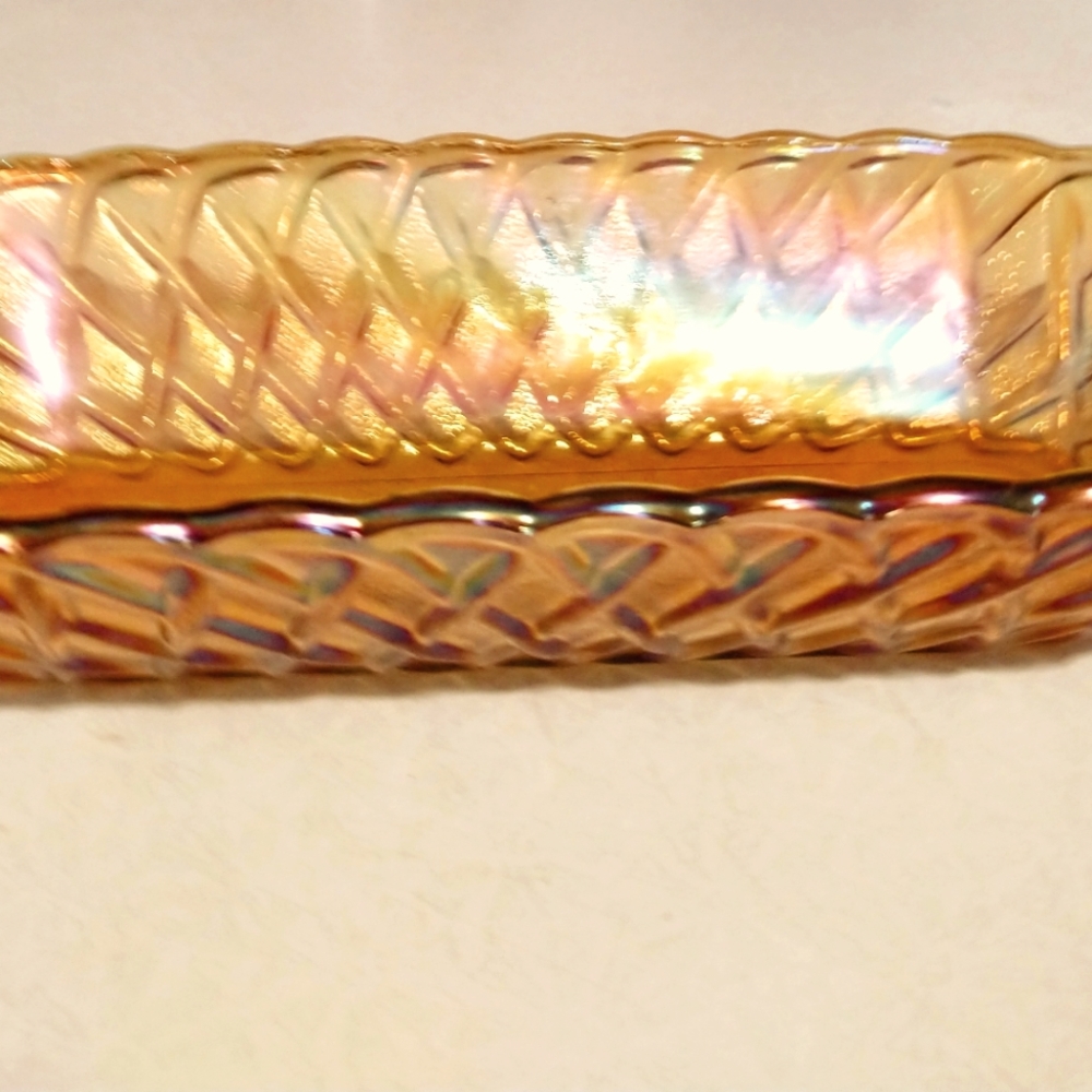 Vintage 1970s Indiana carnival wear celery dish